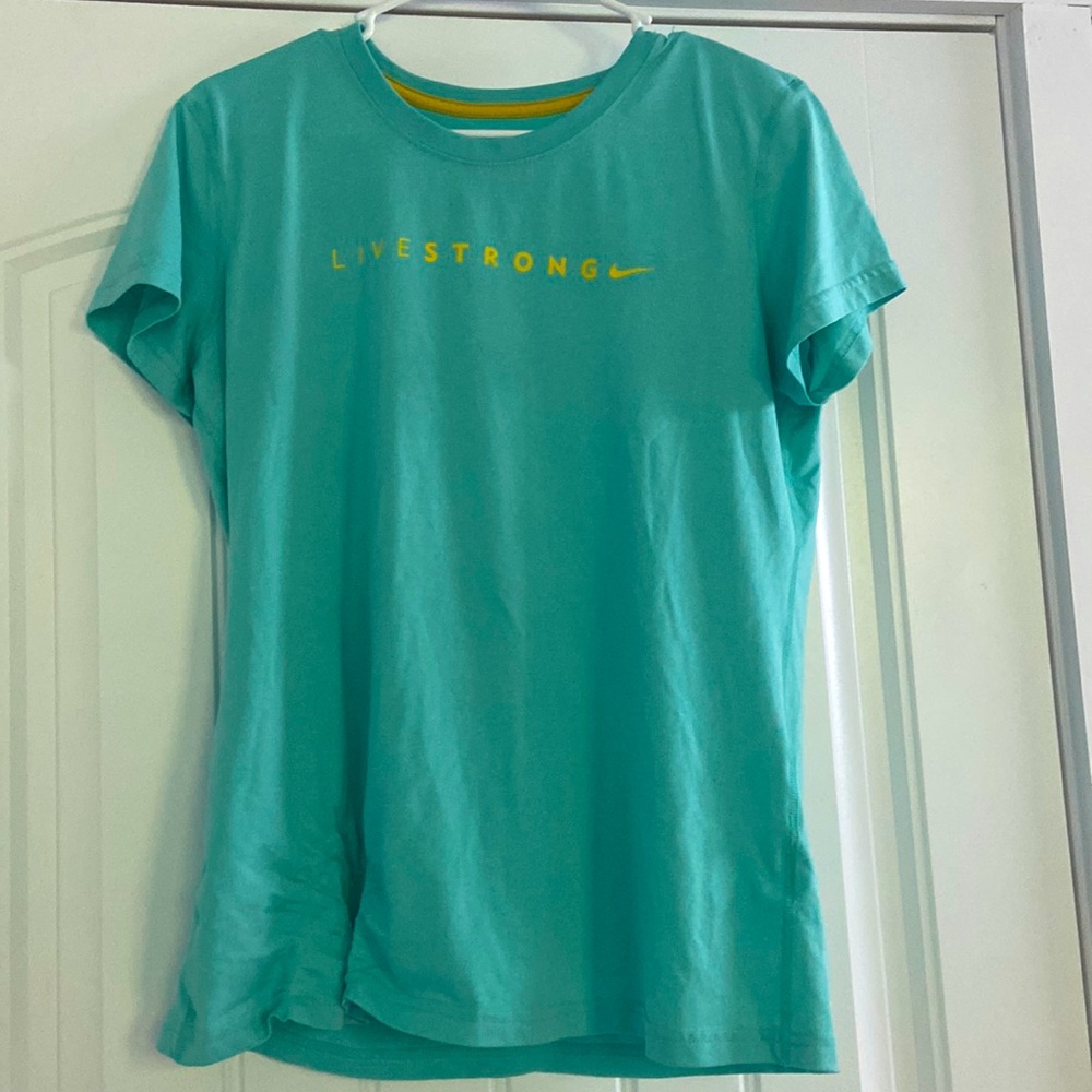 Live Strong Nike Running/active T-shirt